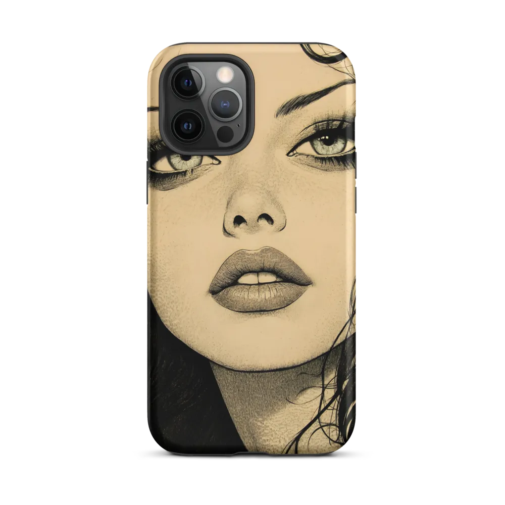 Enigmatic Gaze | Phone Case |  12 Pro Max | Tough Case | Matte