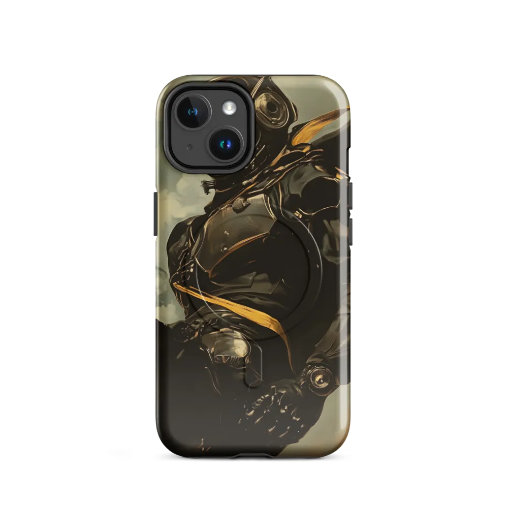 Ethereal Explorer: The Enigmatic Astronaut | Phone Case |  14 | MagSafe® Tough Case | Glossy