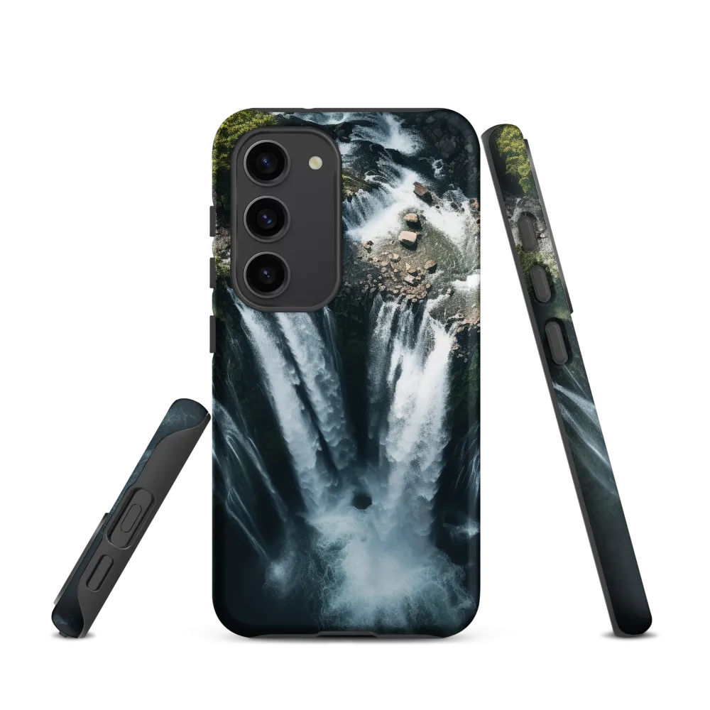 Nature's Power: The Cascading Waterfall | Phone Case |  S23 | Tough Case | Matte