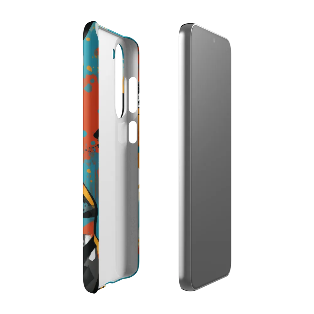 Dynamic Antelope in Vivid Abstract