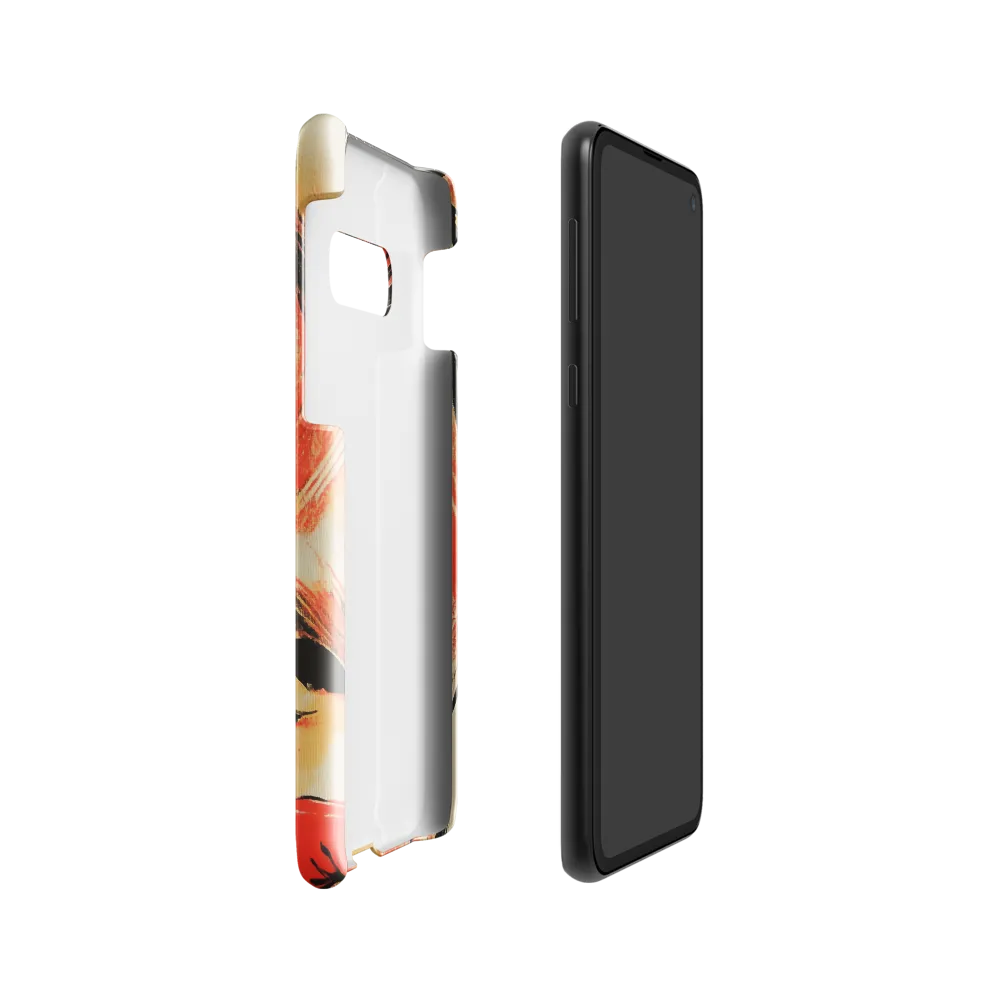 Intense Gaze: A Pop Art Portrait | Phone Case |  S10e | Snap Case | Glossy