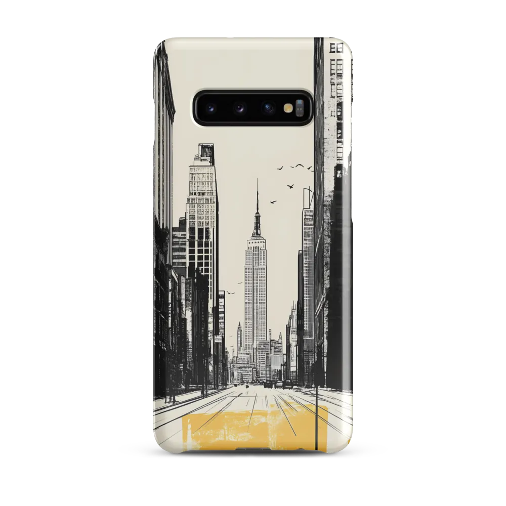 Urban Serenity: Empire State Reflection | Phone Case |  S10 Plus | Snap Case | Glossy