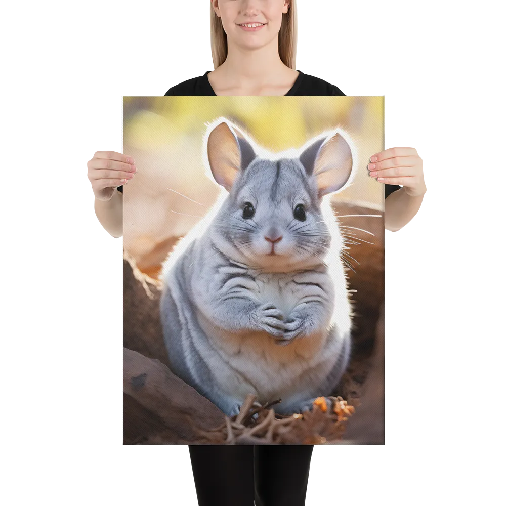 Gentle Whispers of Nature: The Chinchilla