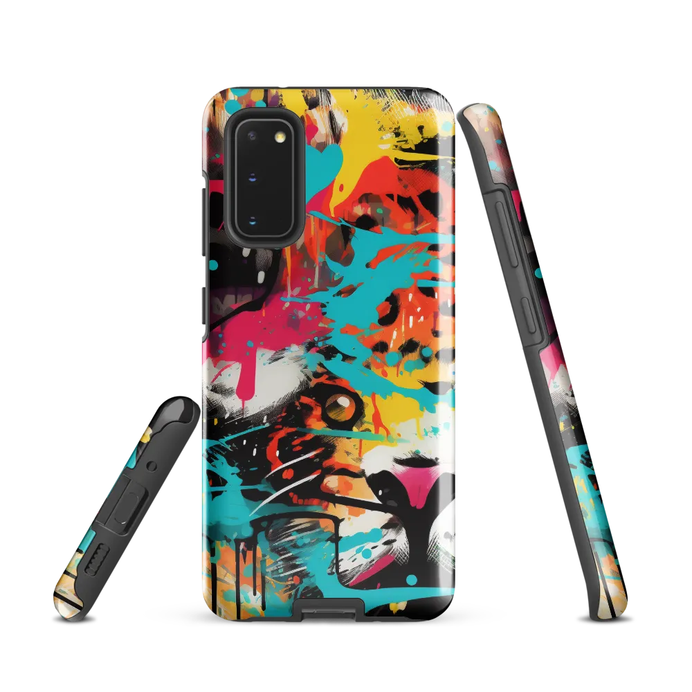 Fierce Fusion: Tiger and Lion in Graffiti