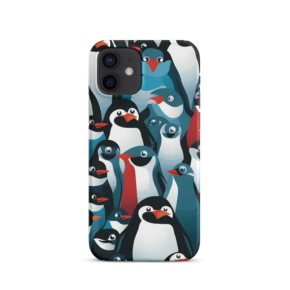 Penguin Parade | Phone Case |  12 | Snap Case | Matte