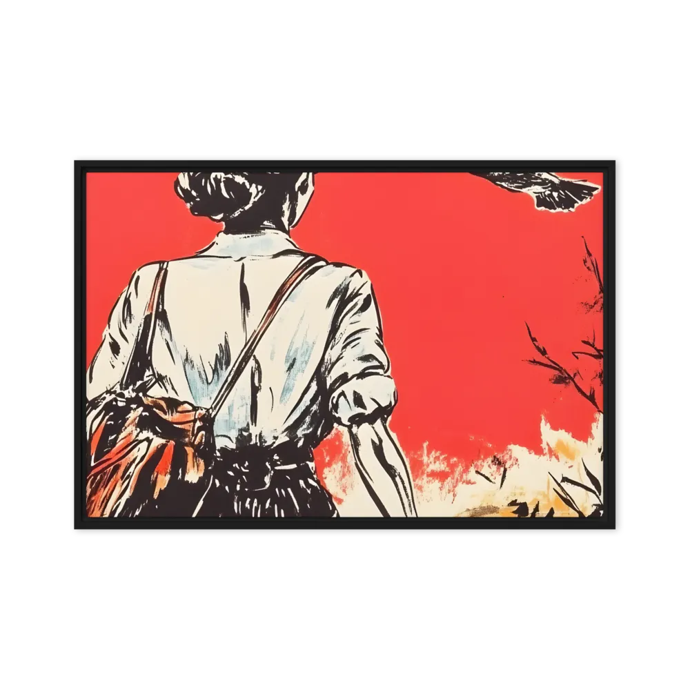 Journey Beyond the Horizon | Canvas with Black Frame | 24″×36″