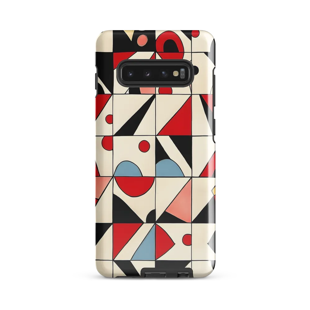 Dynamic Geometric Harmony | Phone Case |  S10 Plus | Tough Case | Glossy