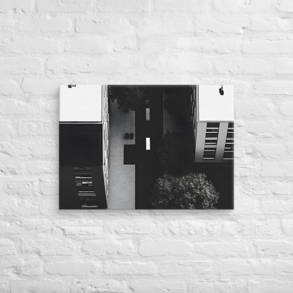 Urban Serenity from Above | Canvas | 20″×28″