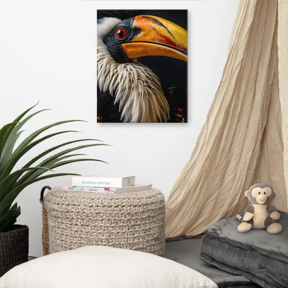Majestic Hornbill Portrait