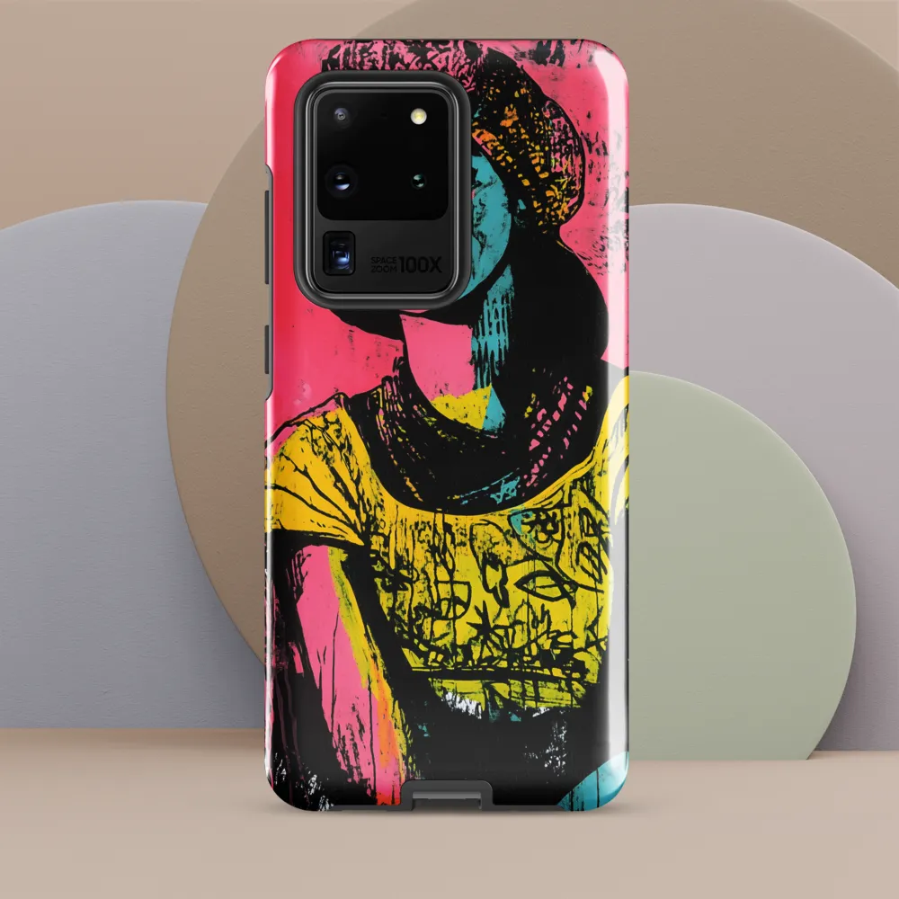 Urban Elegance: A Graffiti Portrait