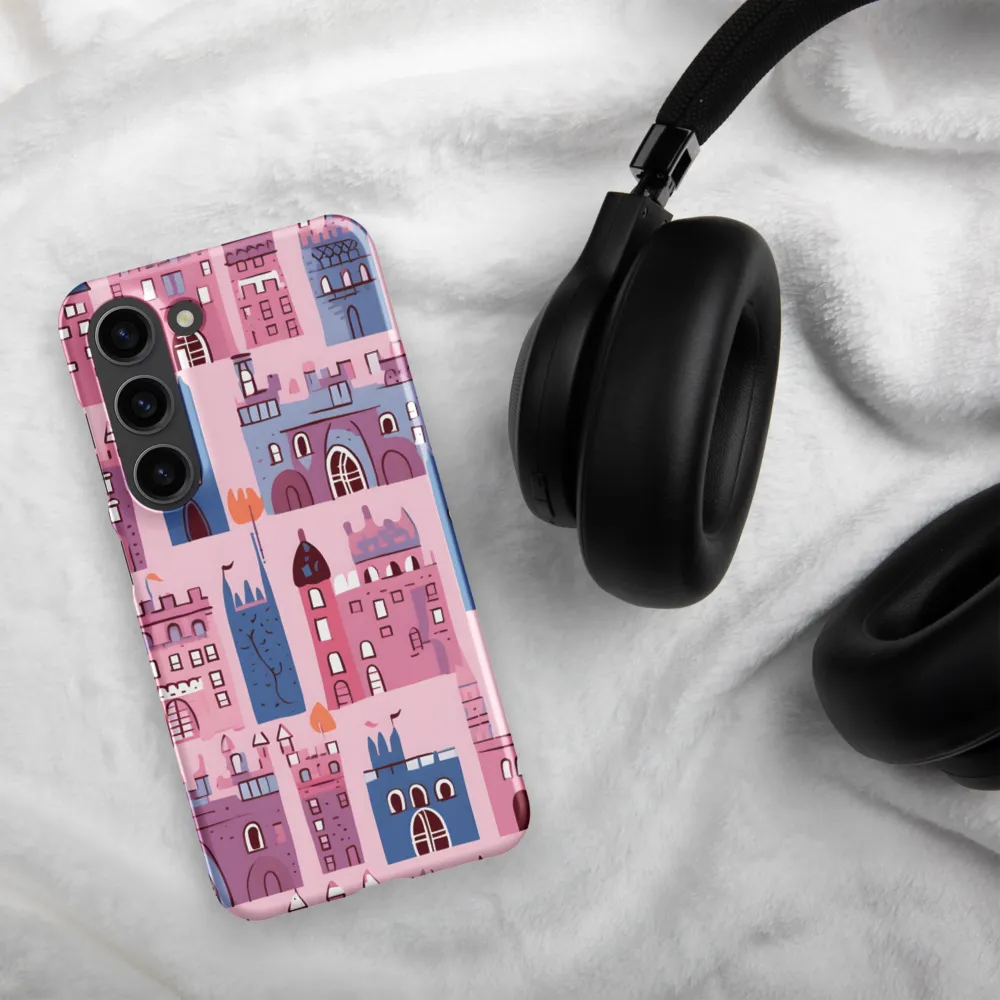 Whimsical Castles: A Playful Tapestry | Phone Case |  S23 | Snap Case | Matte