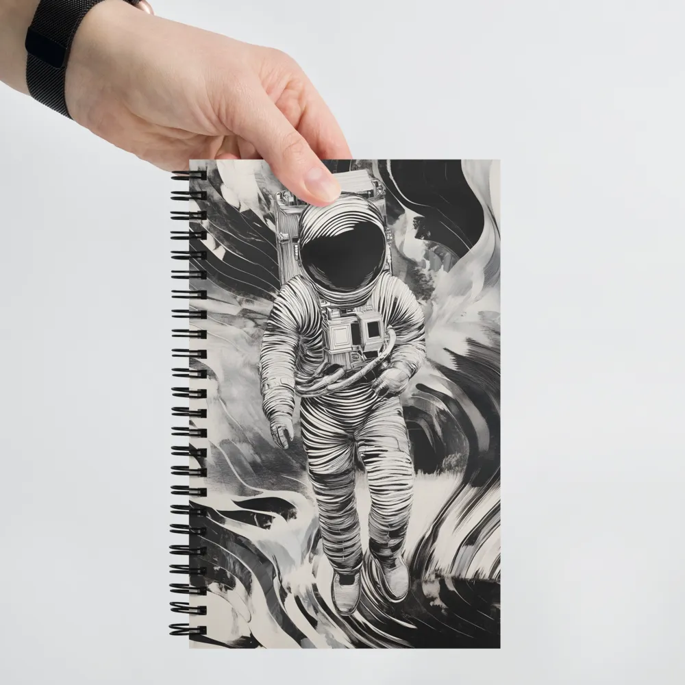 Ethereal Journey of the Astronaut | Spiral Notebook