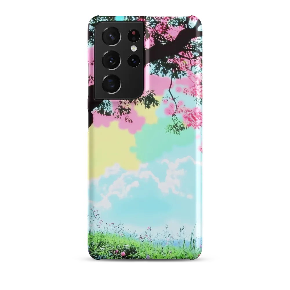 Pastel Dreams: A Surreal Tree Landscape