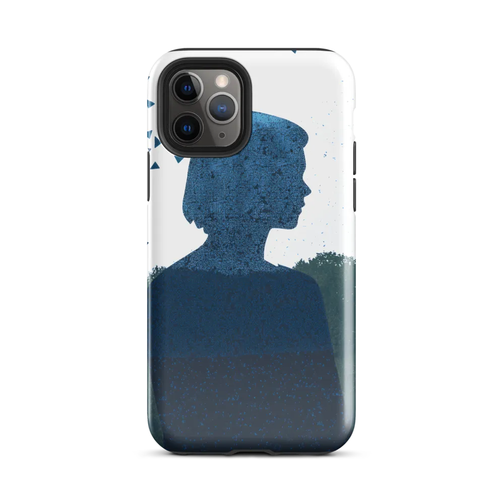 Blue Contemplation | Phone Case |  11 Pro | Tough Case | Glossy
