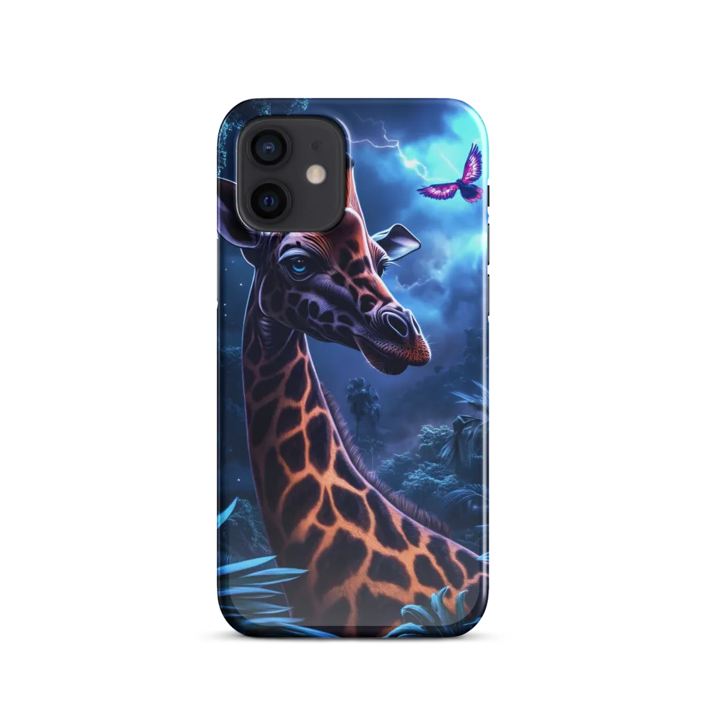 Mystical Giraffe in Twilight Jungle