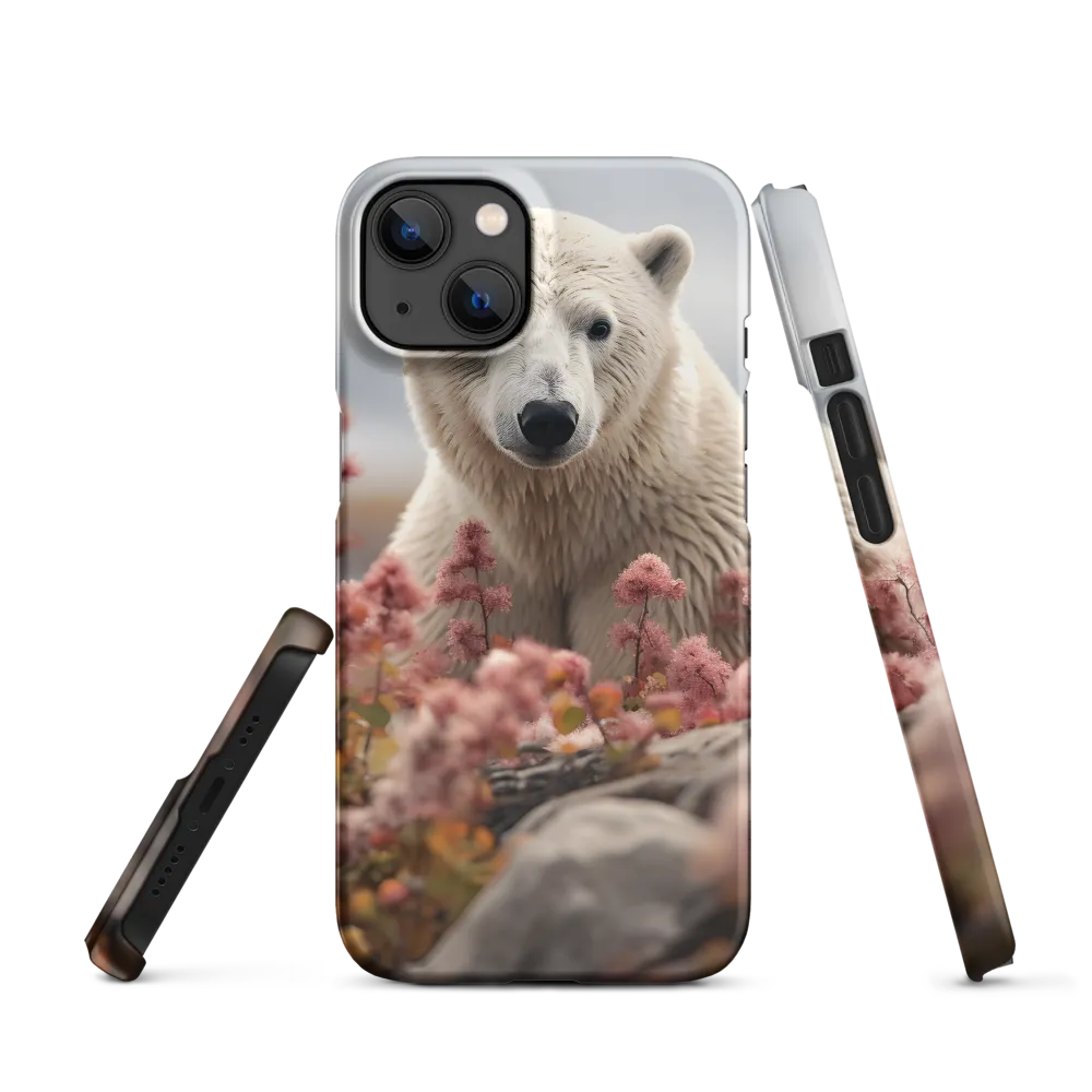 Curiosity Among Blooms: The Polar Bear