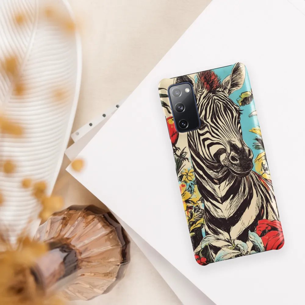 Zebra in Tropical Reverie