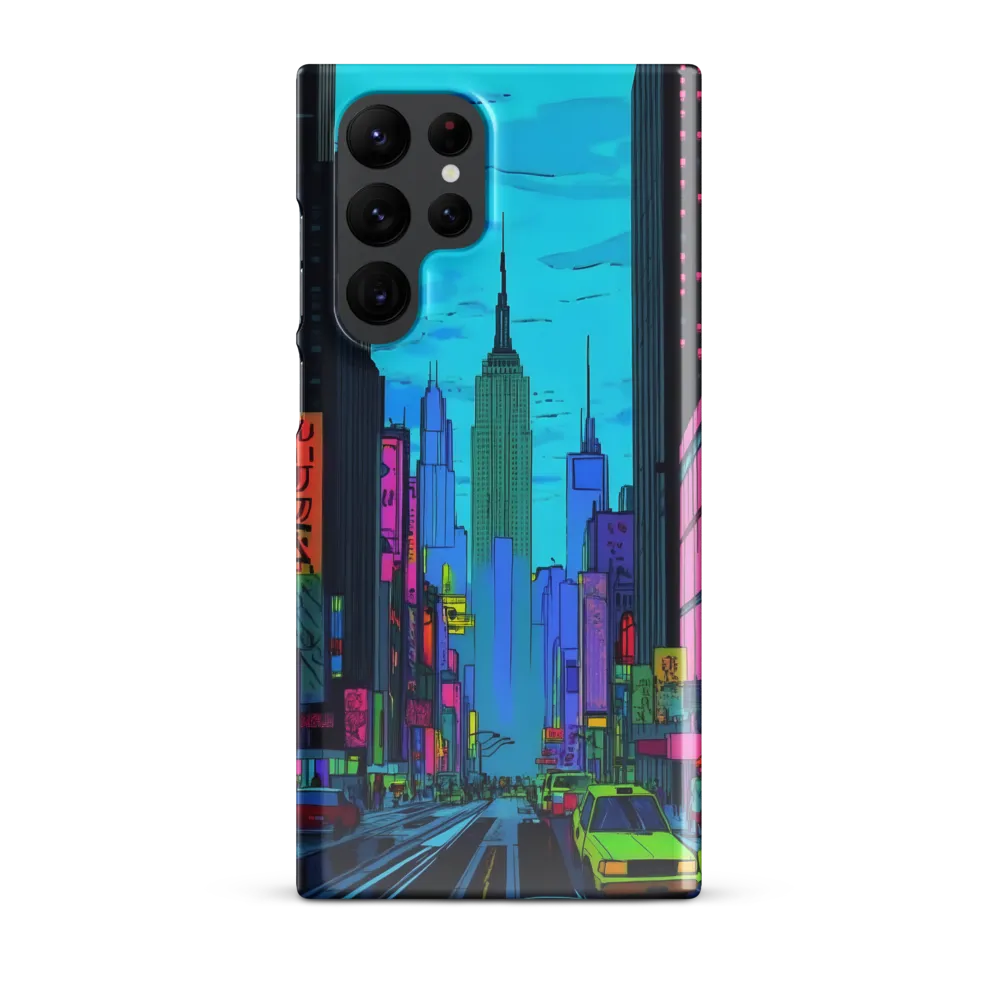 Neon Dreams of the City | Phone Case |  S22 Ultra | Snap Case | Glossy