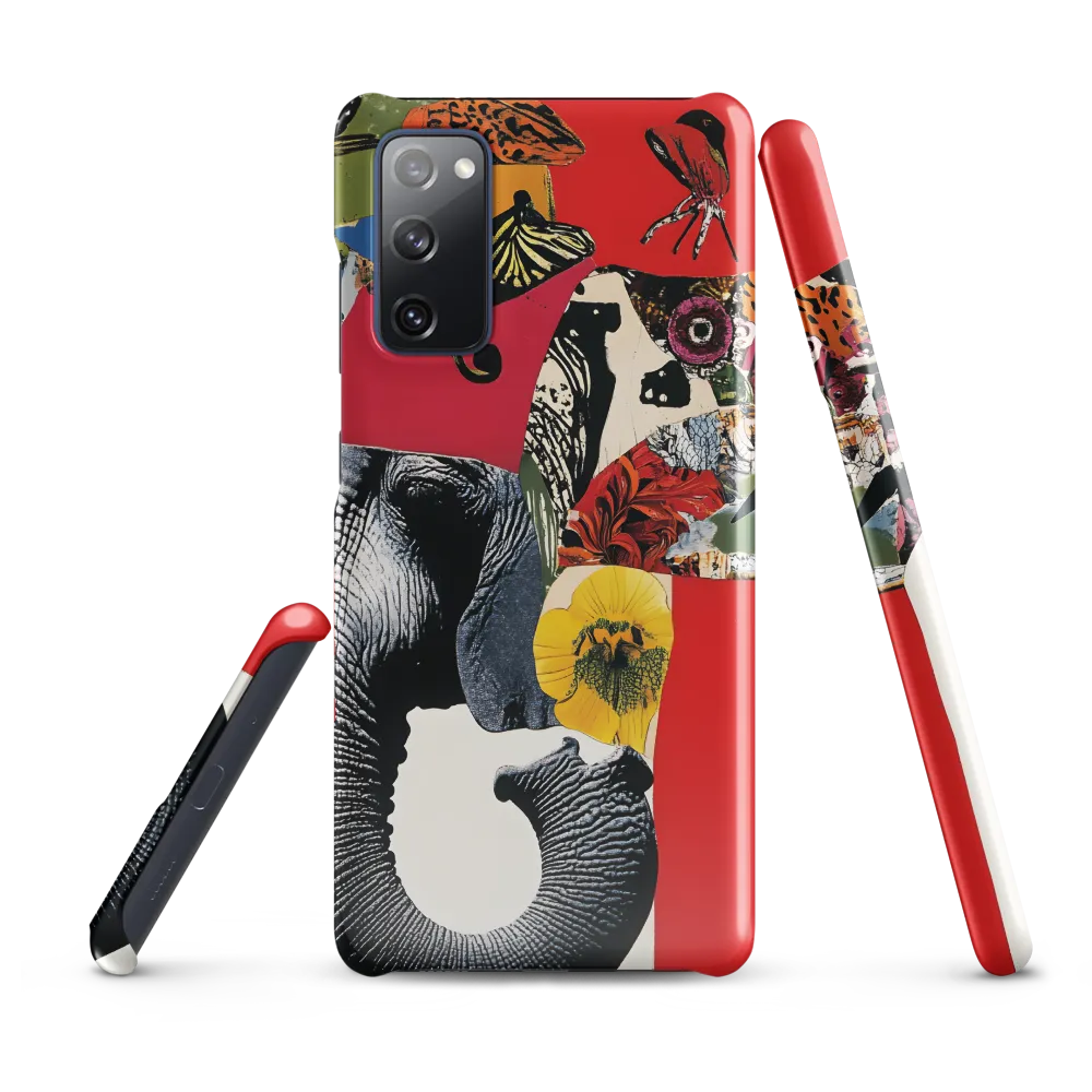 Whimsical Elephant: A Vibrant Collage of Life
