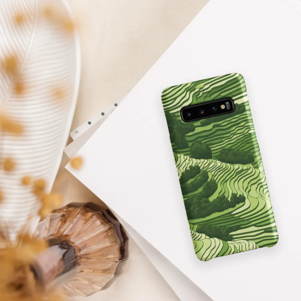 Waves of Green: An Abstract Landscape