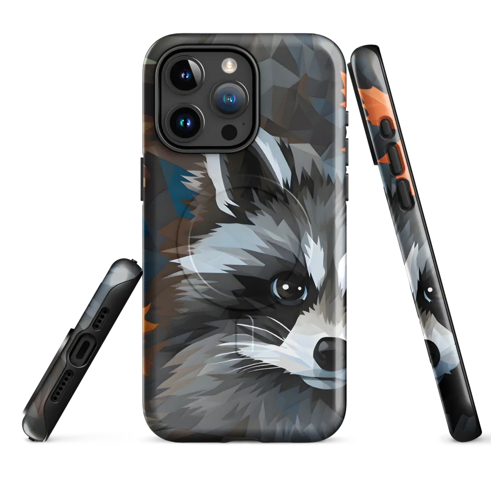 Whispers of Autumn: The Raccoon's Gaze