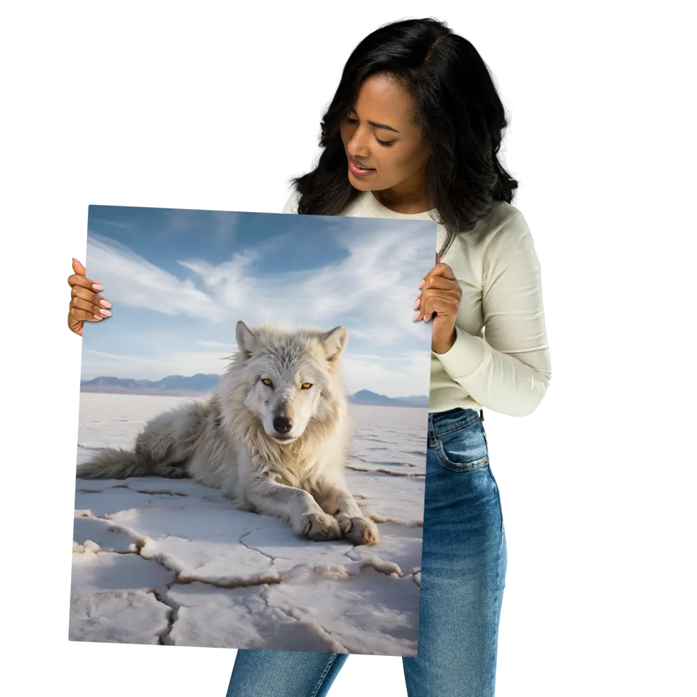 Guardian of the Salt Flats | Metal Print | 16″×20″