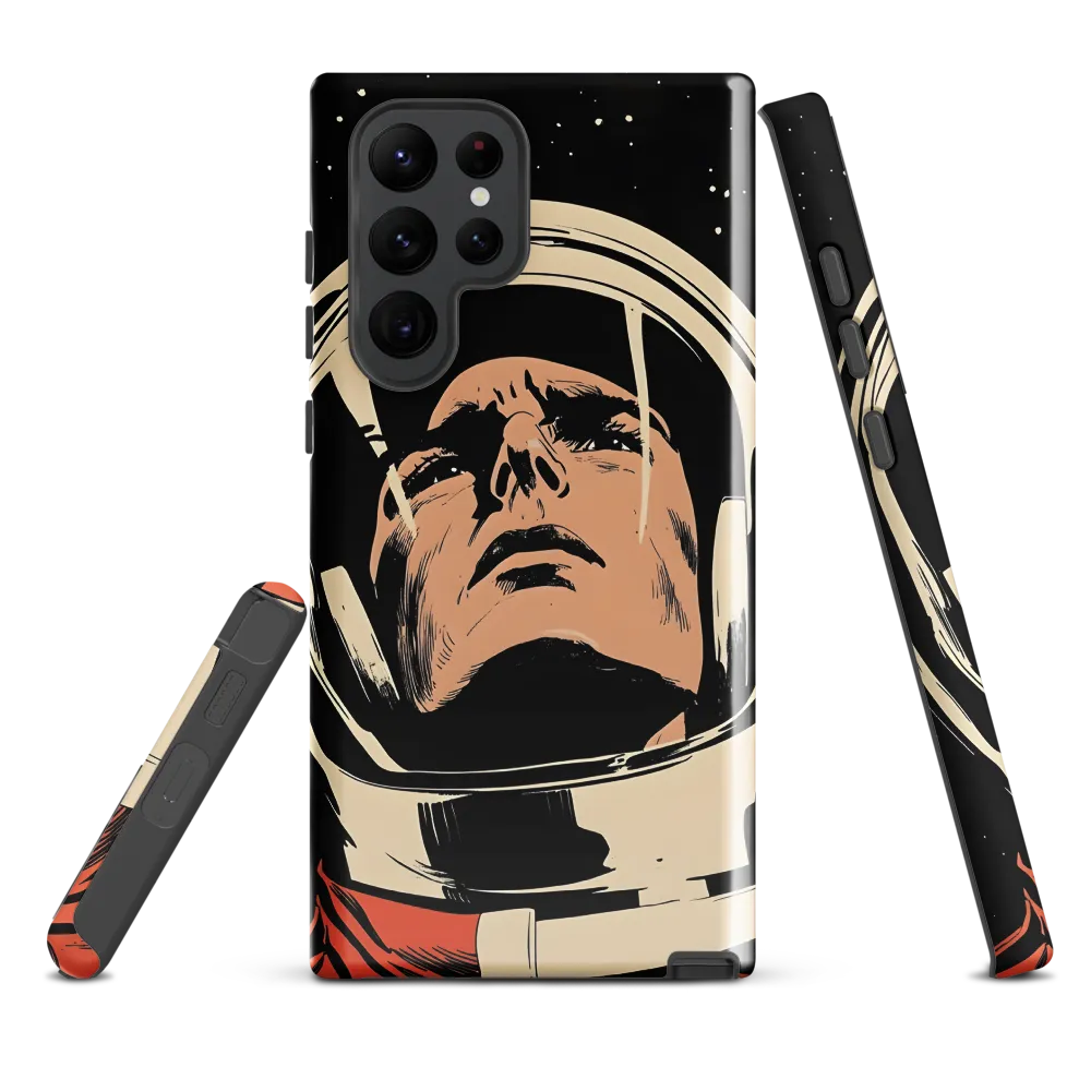 Gaze of the Astronaut | Phone Case |  S22 Ultra | Tough Case | Glossy