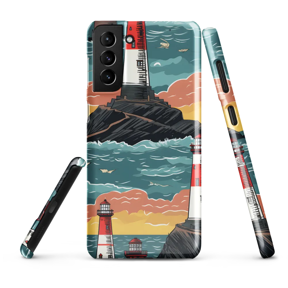 Lighthouses in a Whimsical Ocean