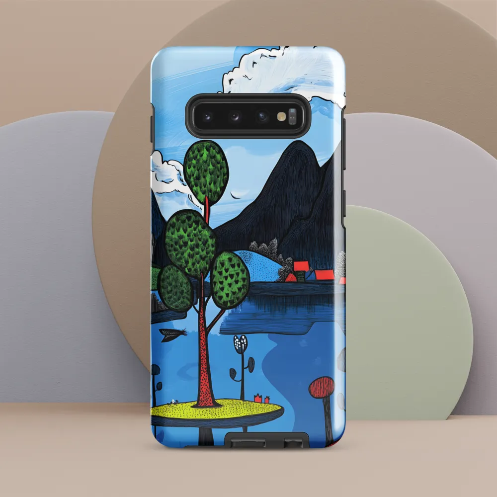 Whimsical Landscapes: A Play of Colors | Phone Case |  S10 Plus | Tough Case | Glossy