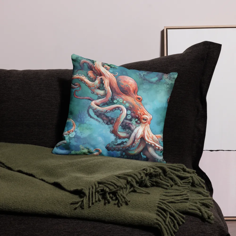 Dancing in the Depths | Pillow Case | 18″×18″