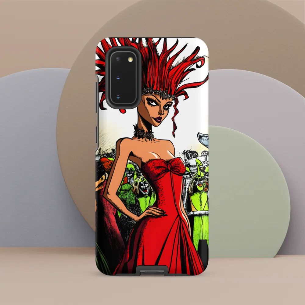 Fiery Elegance: A Fashion Statement