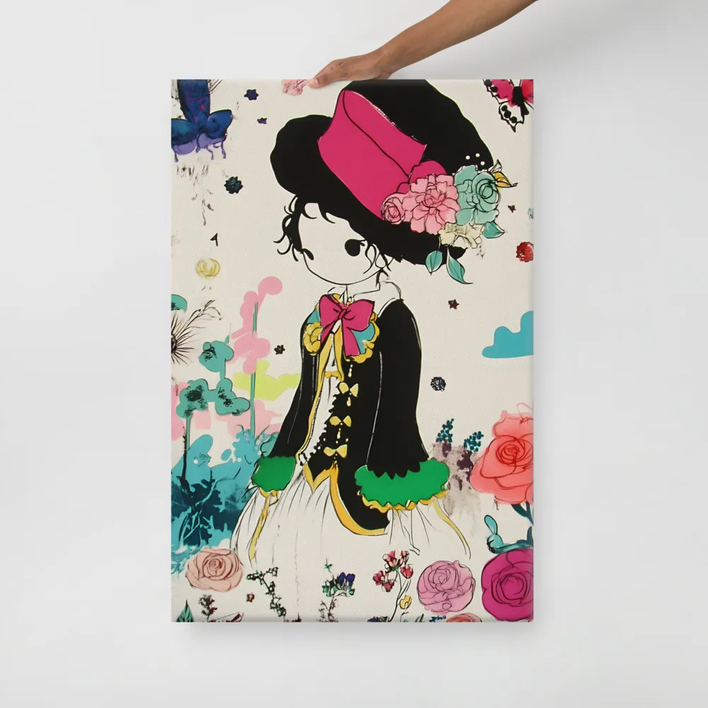 Whimsical Garden Reverie | Canvas | 24″×36″