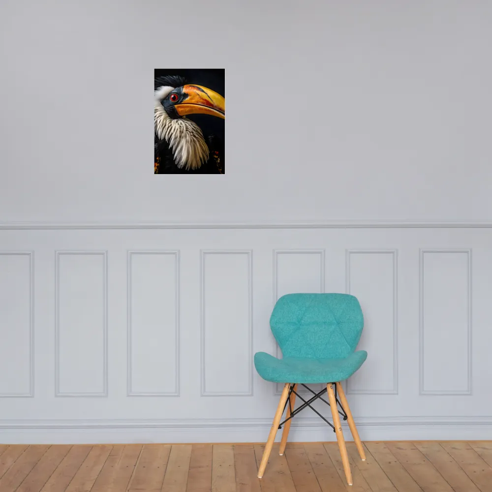 Majestic Hornbill Portrait