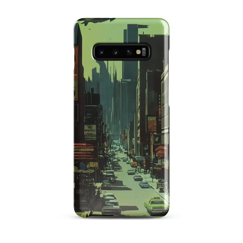 Nostalgic Futurism in Urban Splendor | Phone Case |  S10 Plus | Snap Case | Glossy