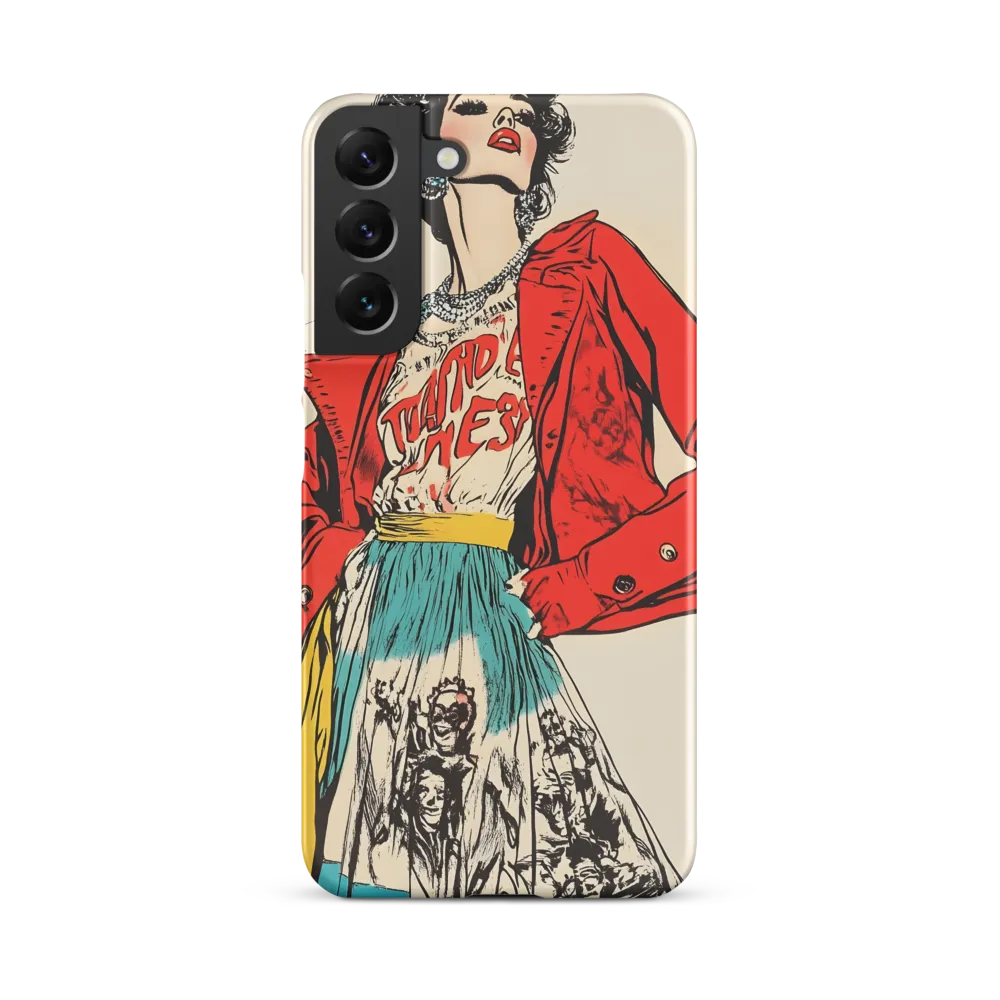Vibrant Elegance: A Pop Art Fashion Statement