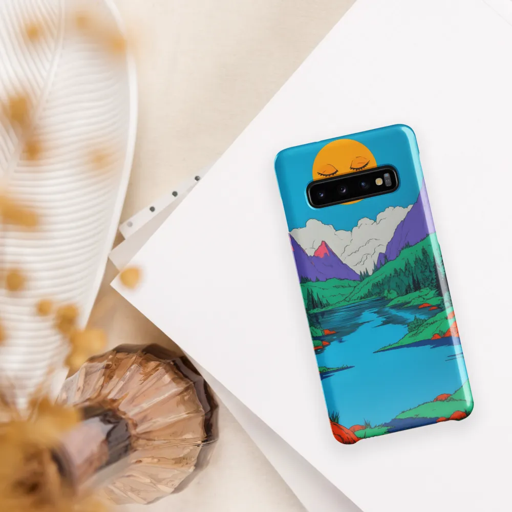 Whimsical Serenity in Vibrant Colors