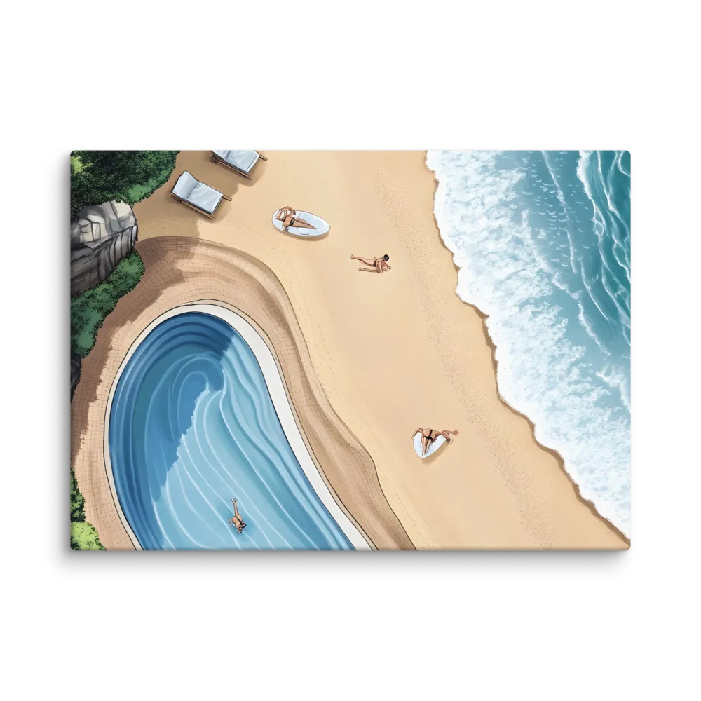 Serenity by the Shore | Canvas | 20″×28″