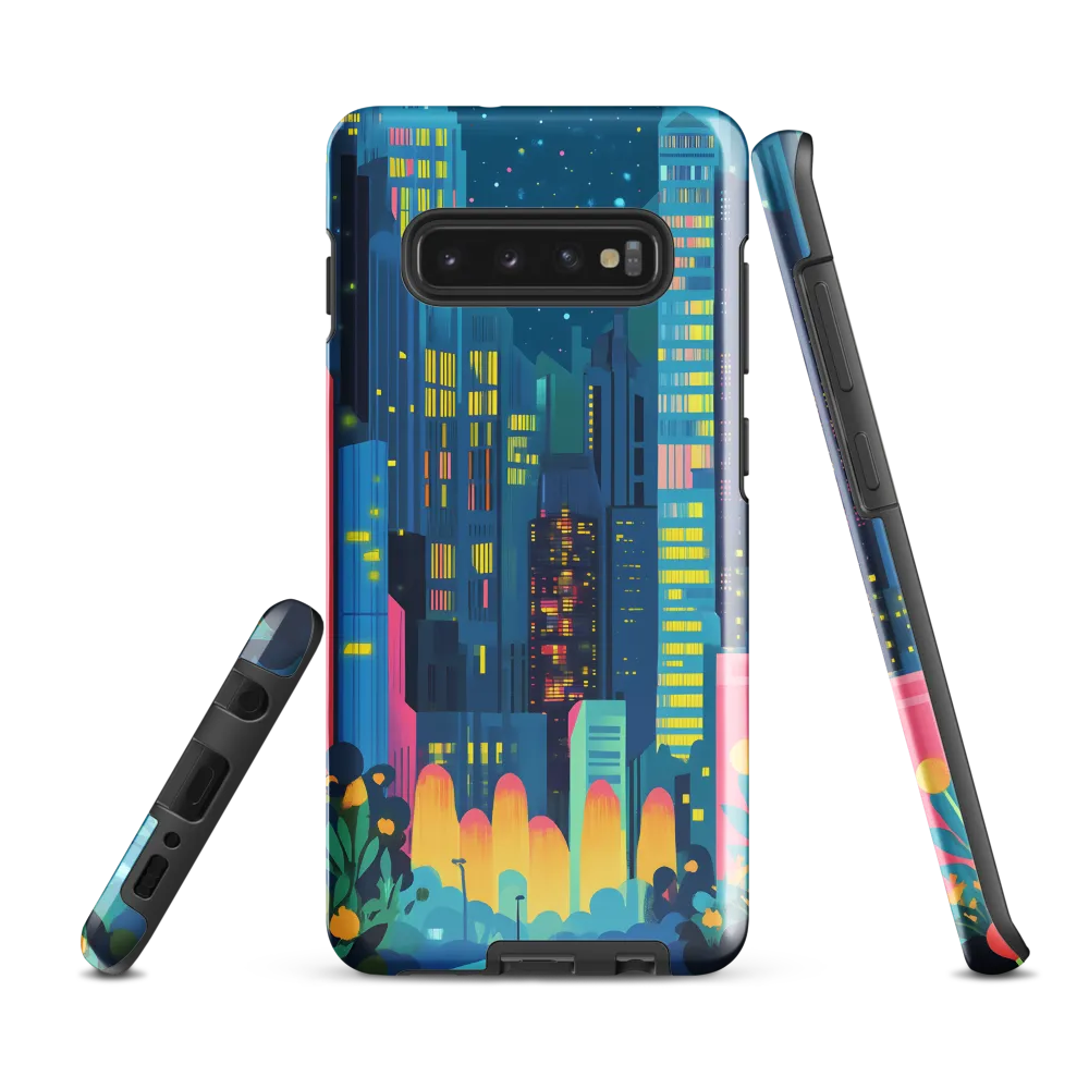 City of Dreams: A Multicolored Oasis | Phone Case |  S10 Plus | Tough Case | Glossy