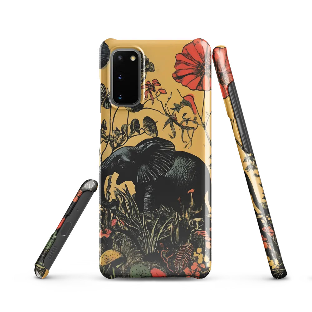 Floral Majesty: The Elephant's Sanctuary