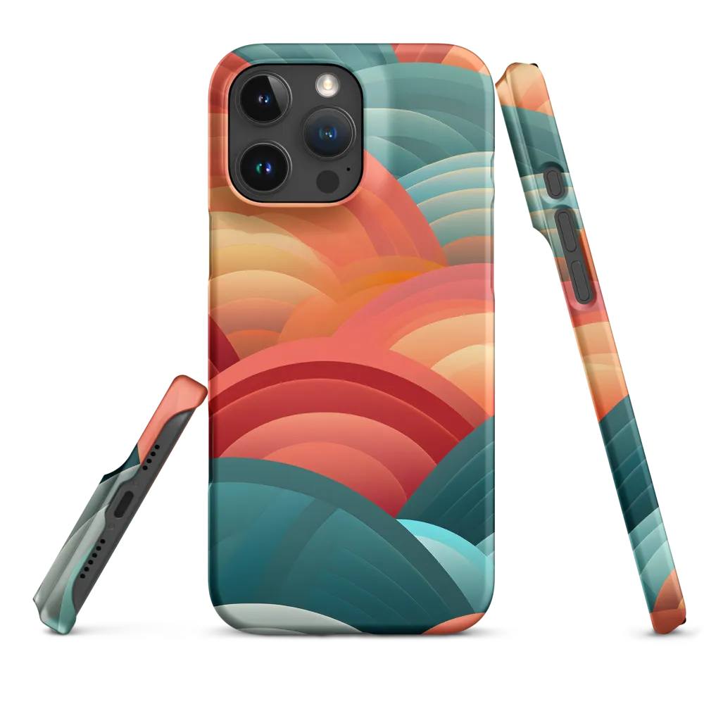 Rhythms of the Waves | Phone Case |  16 Pro Max | Snap Case | Matte