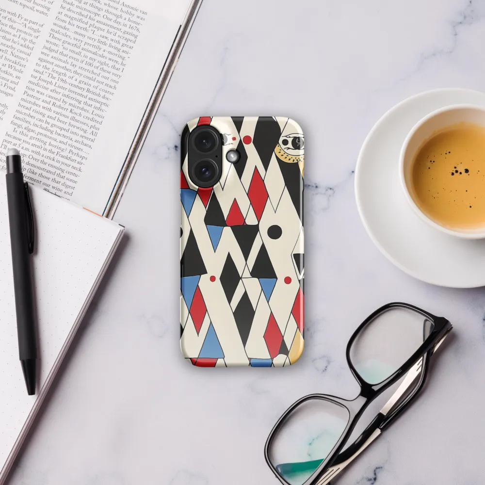 Dynamic Geometric Symphony | Phone Case |  16 | Snap Case | Glossy