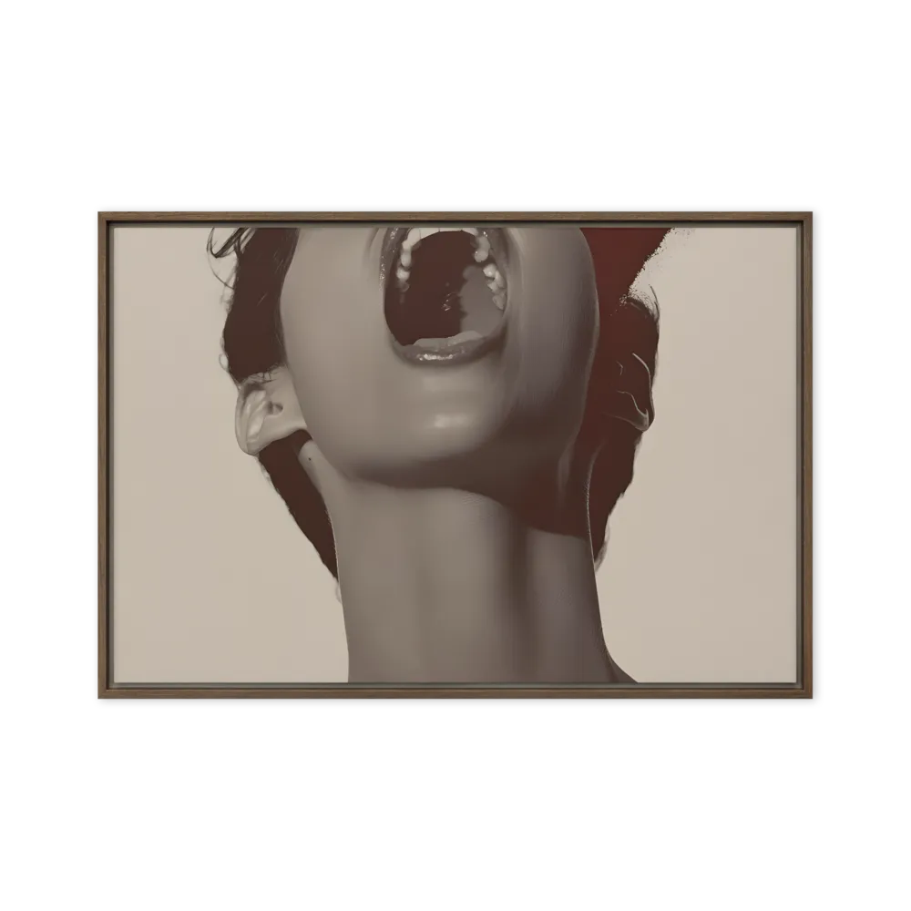 Echoes of Emotion | Canvas with Brown Frame | 20″×30″