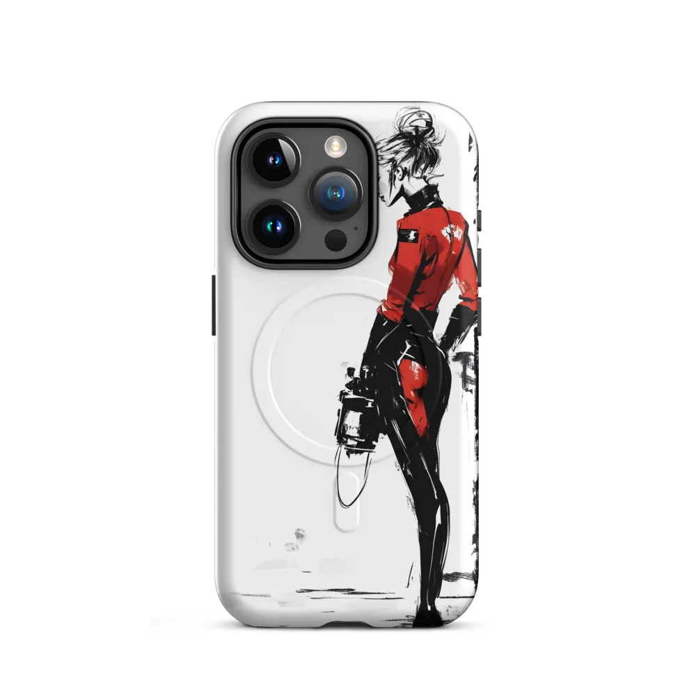 The Edgy Elegance | Phone Case |  15 Pro | MagSafe® Tough Case | Matte