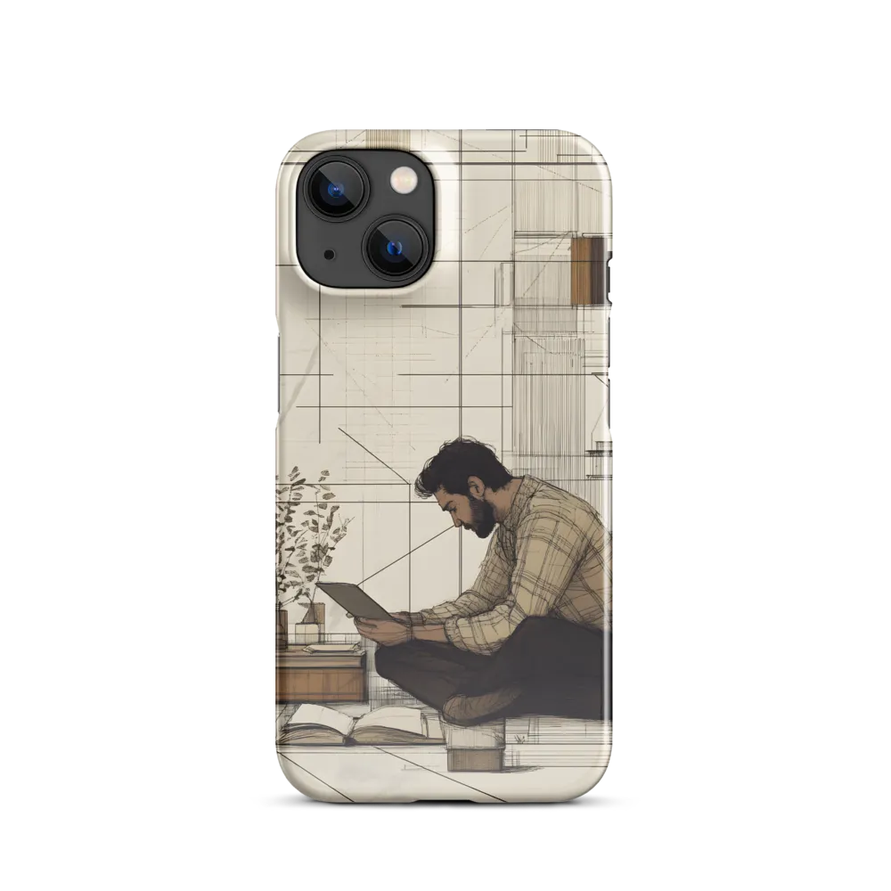 Quiet Reflections in Line | Phone Case |  14 | Snap Case | Glossy