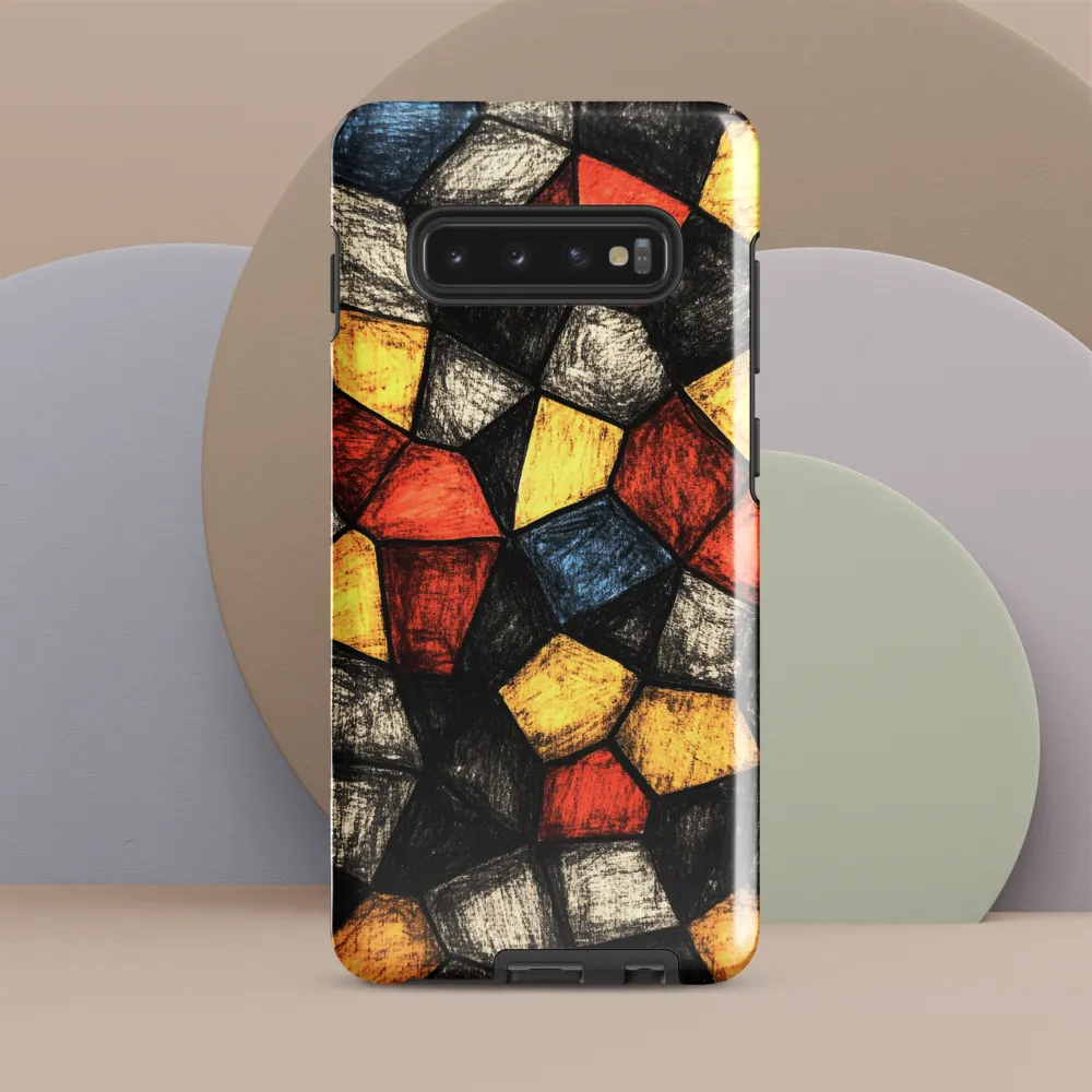 Interwoven Geometry | Phone Case |  S10 Plus | Tough Case | Glossy