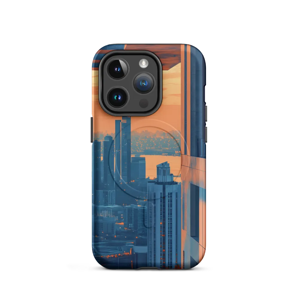 Urban Serenity: A Digital Perspective | Phone Case |  14 Pro | MagSafe® Tough Case | Matte