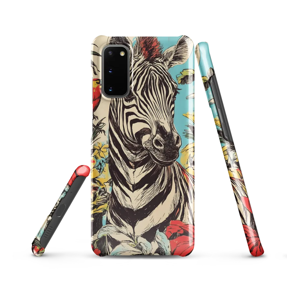 Zebra in Tropical Reverie