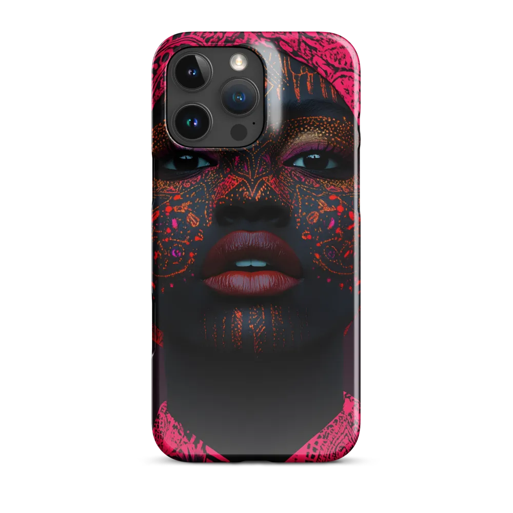 Neon Adornments: A Portrait of Cultural Expression