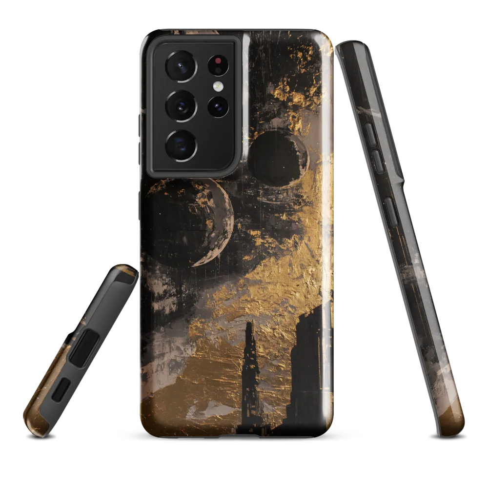 Celestial Cityscape | Phone Case |  S21 Ultra | Tough Case | Glossy
