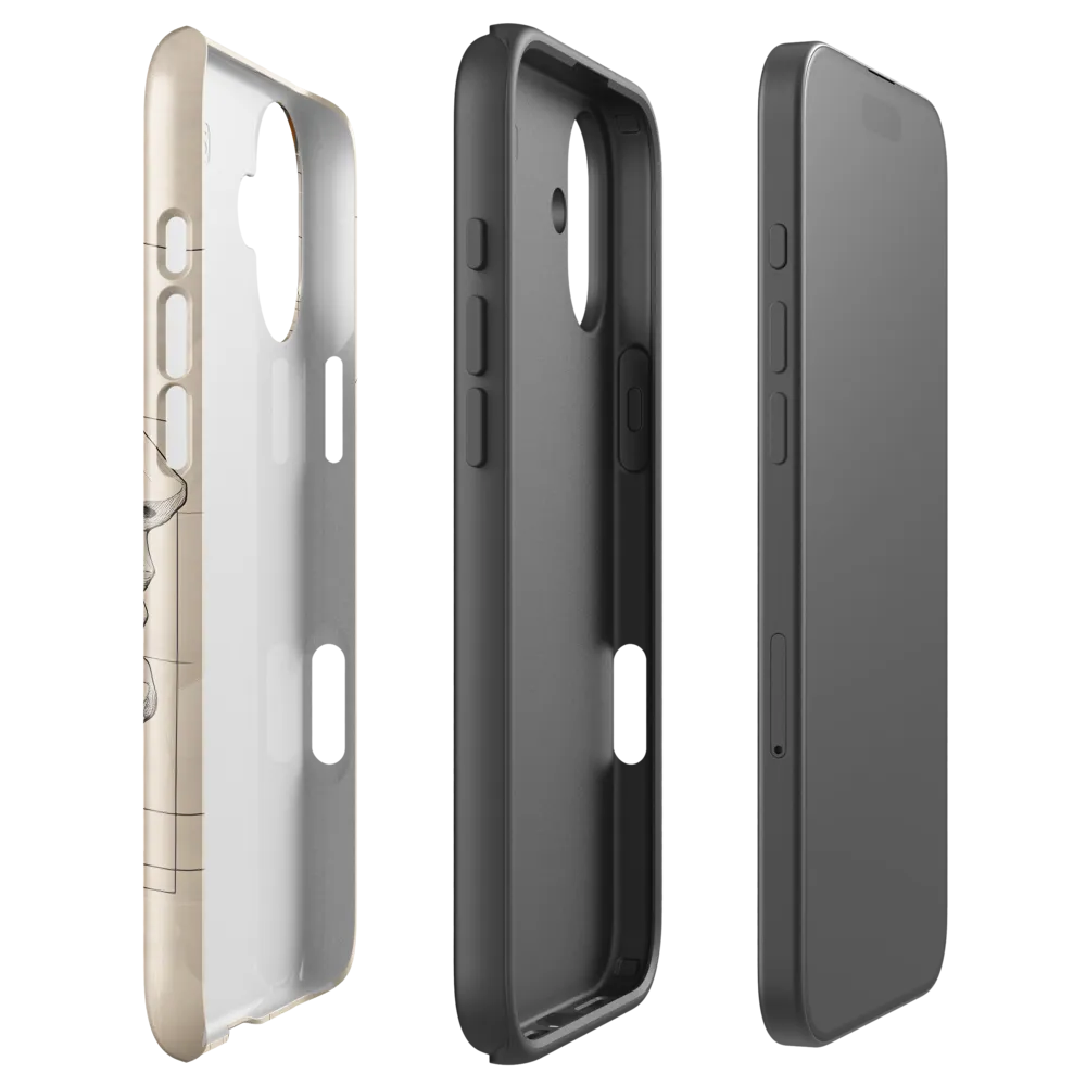 Geometric Reverie | Phone Case |  16 Plus | Tough Case | Glossy